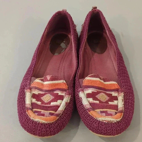 The Sak Mocasins Tribal Southwest size‎ 9.5 Maroon - Picture 9 of 9
